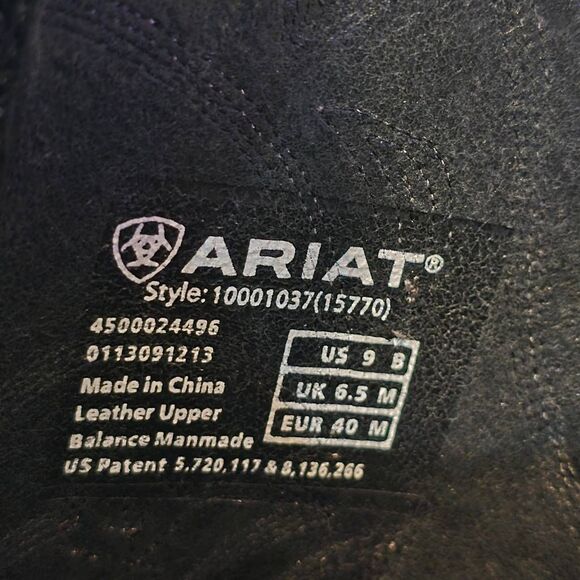ARIAT Heritage R Toe Western Boot Sz. US 9 B - Picture 13 of 15